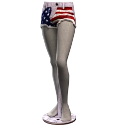 Independence Distressed Denim Shorts