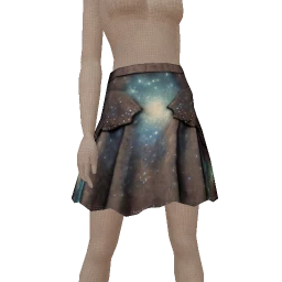 Delirious Cosmic Space Skirt
