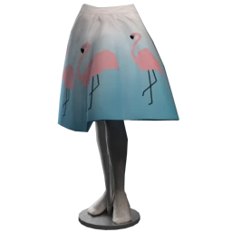 Dolly Bop Flamingo Swingin' Skirt