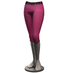 Dolly Bop Pin Up Capri Pants - Hot Pink