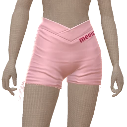 Cloud Nine Meow Ruched Shorts