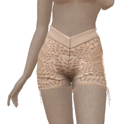 Cloud Nine Tan Leopard Print Shorts