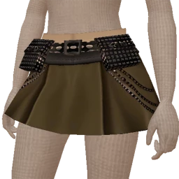 Delirious Luxury Belted Cargo Skirt