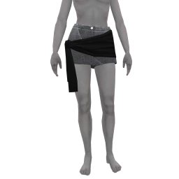 Drop Science Denim Skirt With Jumper