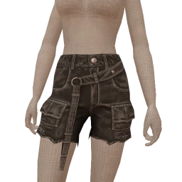 Drop Science Midnight Shadow Black Wash Shorts