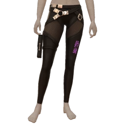 Drop Science Cyber Stealth Black Leggings