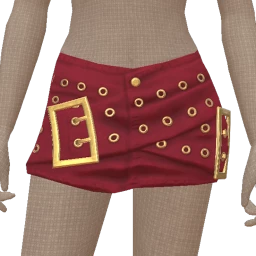 Drop Science Fulsome Belt Mini Skirt - Red