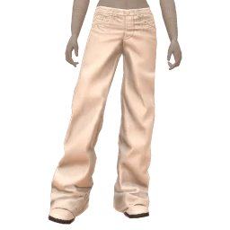 Drop Science White Pure Essentials Baggy Jeans