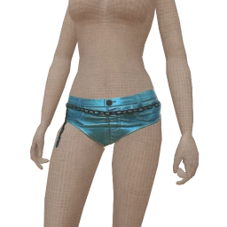 Drop Science Electric Cerulean Hot Pants