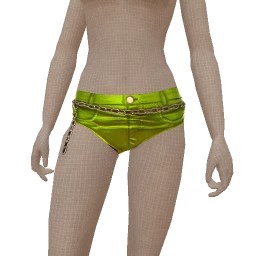Cloud Nine Green Brat Girl Hot Shorts