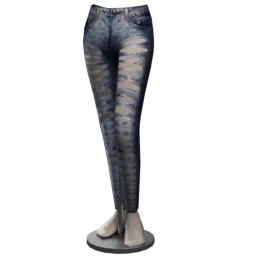 Drop Science Acid Wash Ripped Jeans