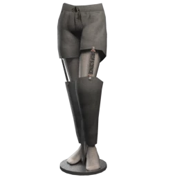 Drop Science Game On Suspender Sweatpants - Grey