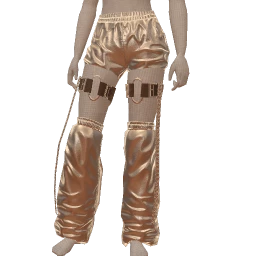 Drop Science Metallic Shimmer Cut-Out Joggers