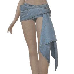 Drop Science Dazzle Denim Mini Skirt