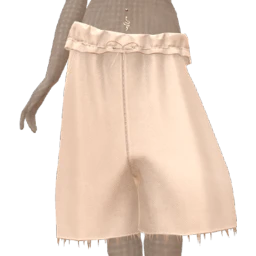 Drop Science Swirlie's White Jogger With Flare Waist