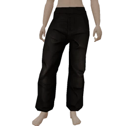 Drop Science Easy Black Cargo Pants