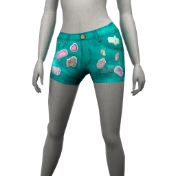 Delirious Patchpunk Shorts