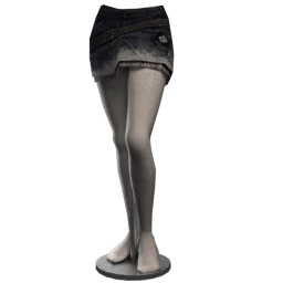 Frayed Denim Mini-Skirt - Sparks