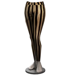 Steampunk Gold Striped Jeans