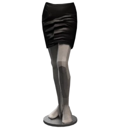 Faux Leather Mini Skirt 