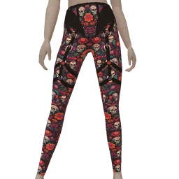 Delirious Skull Harness Leggings