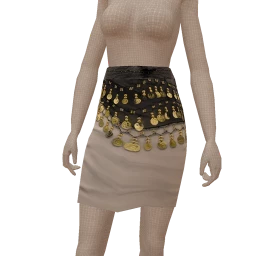 Cosmos Pirate Bounty Coin Belt Skirt