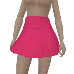 Foal Bright Pink Pleated Skirt