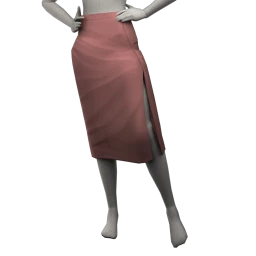 Foal Simple Midi Skirt (Pink)