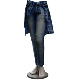 Foal Jeans with Tied Shirt