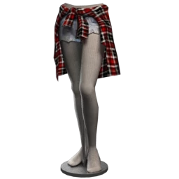 Foal Shorts with Tied Shirt - Red