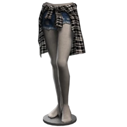 Foal Shorts with Tied Shirt - Black