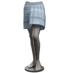 Foal Pleated Denim Skirt