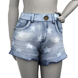 Drop Science Starry Eyed Denim Shorts