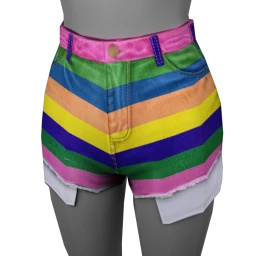 Foal Prism Striped Shorts