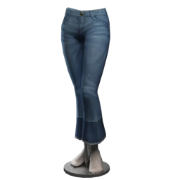 Foal Hannah Drop Hem Flared Jeans