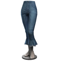 Foal Nicky Pleated Flared Jeans