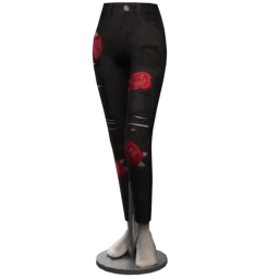 Foal Paint it Red Ripped Jeans