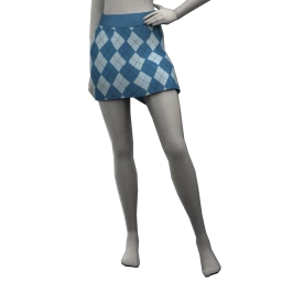 Foal Marine Argyle Skirt