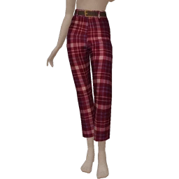 Foal Purple Plaid Trousers