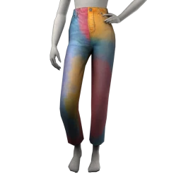 Foal Abstract Colourful Jeans