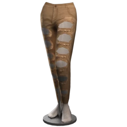 Foal Slashed Jeans - Coffee