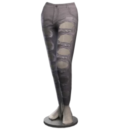 Foal Slashed Jeans - Dusty Lilac