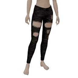 Foal Ripped Camo Jeans