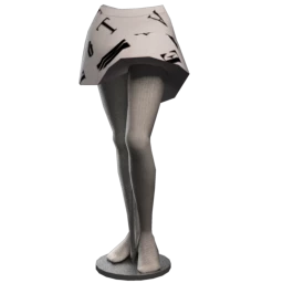 Foal Typeface Skater Skirt