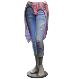 Foal Boyfriend Jeans with Tied Shirt