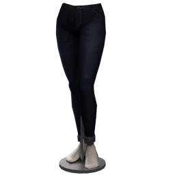 Foal Dark Denim Turned Up Jeans