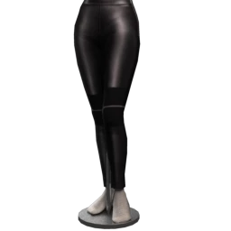 Foal Zipped Knees Leather Trousers