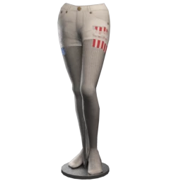 Front Row American Flag Cut Off Jean Shorts