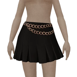 Front Row Pleated Skirt 