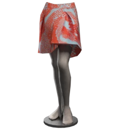 Front Row Sea Foam Skater Skirt